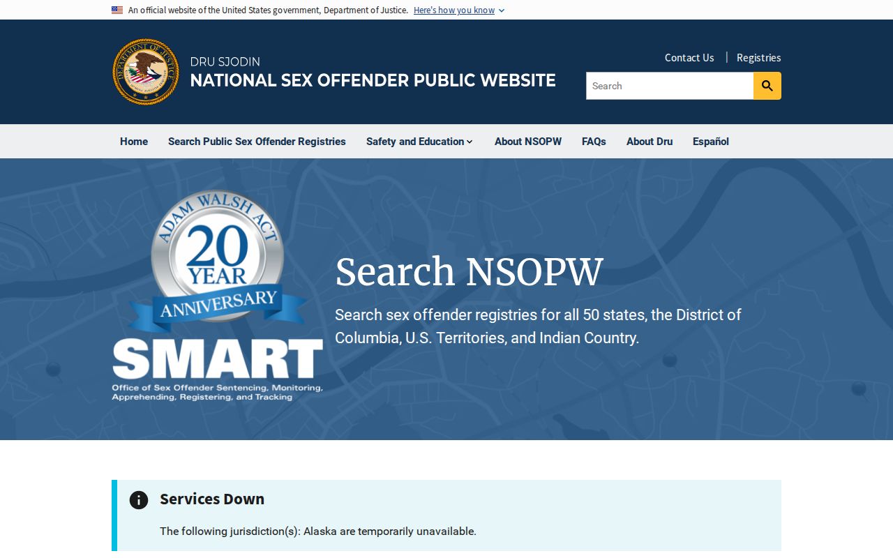 Ouachita Parish sex offender lookup through NSOPW